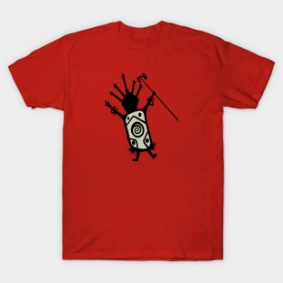 Magic Casting Shaman Cave Person T-Shirt